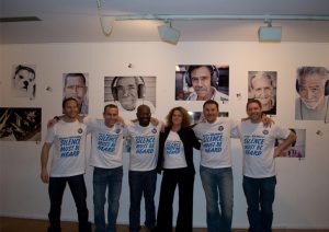 Exposition Silence Must Be Heard organisée par Free Spirit pour l'orphelinat Coeur Celeste et l association HALTE SIDA avec Serge Ramelli Boris Wilensky Stephane Rey Gorrez Michel Rajkovic Elodie Vermeil et Nkorozai